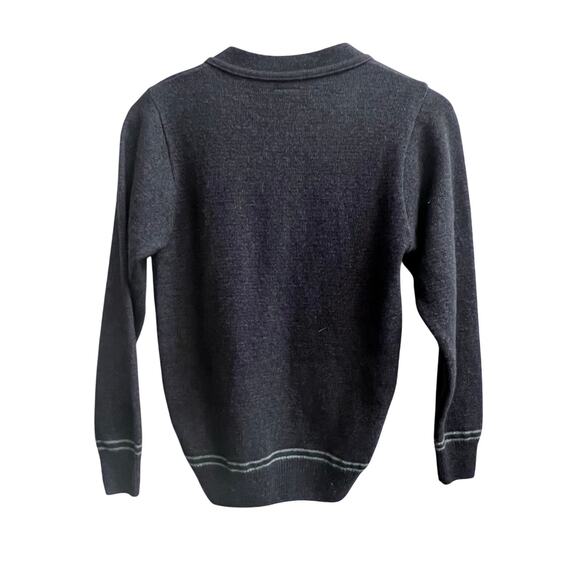 Charcoal Gray and Green Cardigan (XS) - Wizarding World - Slytherin House - Picture 2 of 8